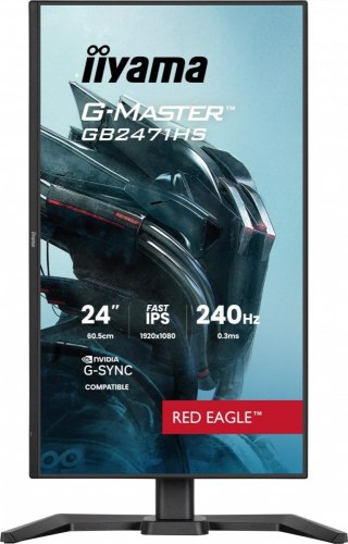 Monitor 23,8 cala GB2471HS-B1 Fast IPS,FHD,240Hz,2xHDMI,DP, 350cd, HAS(150) PIVOT, Adaptive G-SYNC - 1920 x 1080 @48-240Hz Disp