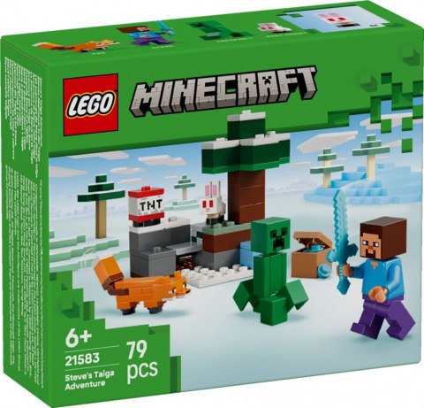 Klocki Minecraft 21583 Przygoda Stevea w tajdze