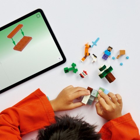 Klocki Minecraft 21583 Przygoda Stevea w tajdze