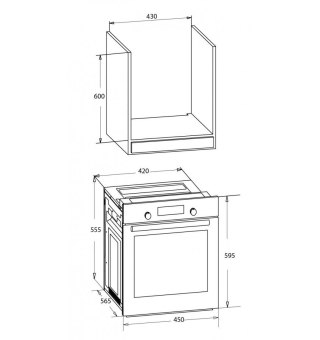 Piekarnik MPM-45-BO-22 45cm