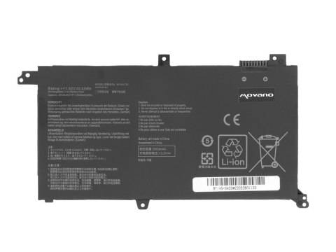 Bateria B31N1732 do Asus Vivobook S430 X430U K430 - 3600 mAh (41 Wh)