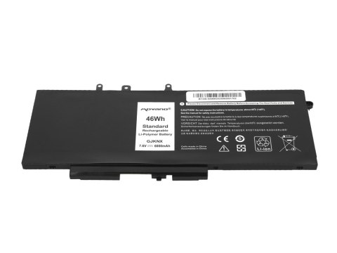 Bateria GJKNX do Dell Latitude 5280 5480 5490 5590- 6000 mAh (46 Wh)