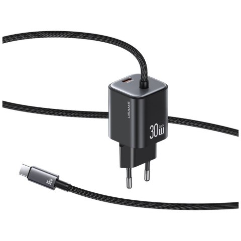 Ładowarka sieciowa JC Series CC264 30W GaN Fast Charge wbudowany kabel USB-C biała