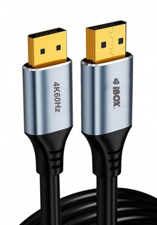 Kabel DisplayPort 4k60Hz złota wtyczka 2m
