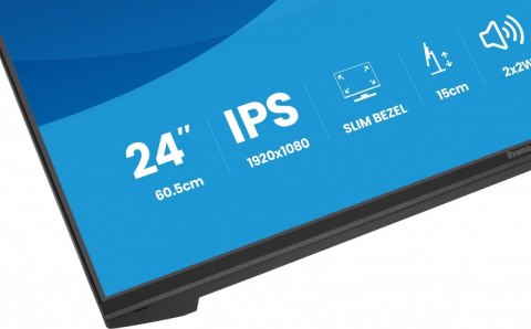 Monitor 23.8 cala XB2491HS-B1 IPS,HDMI,DP,1ms,350cd, 1500:1,120Hz,2x2W,HAS150 (PIVOT)