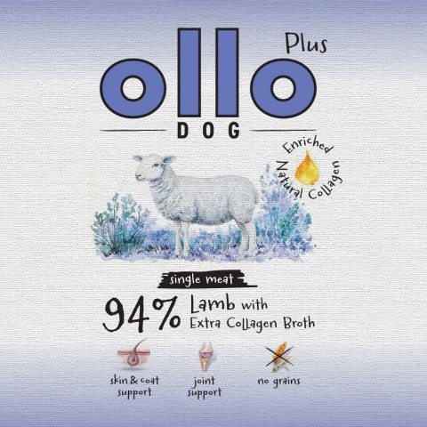 Ollo Plus Kolagen Jagnięcina 400g puszka dla psa