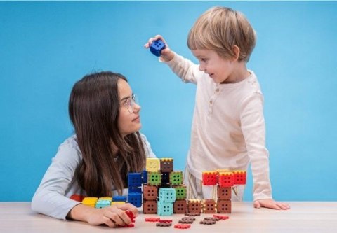 Klocki konstrukcyjne Marioinex Mini Waffle, 302 elementy