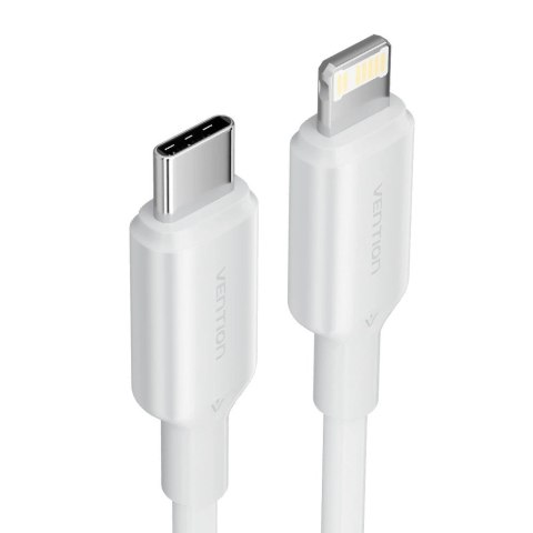 Kabel USB-C do Lightning 3A 480Mbps 1m biały