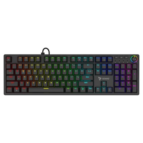 SAVIO KLAWIATURA MECHANICZNA STYX OUTEMU BLUE, HOT SWAP, RGB