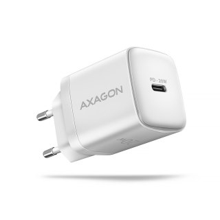 ACU-PD20W Ładowarka sieciowa PD 20W, 1x port USB-C, PD3.0/QC3.0/AFC/FCP/Apple Biała AXAGON