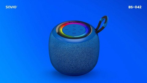 Głośnik bezprzewodowy Bluetooth 5W, BS-042, Niebieski Savio