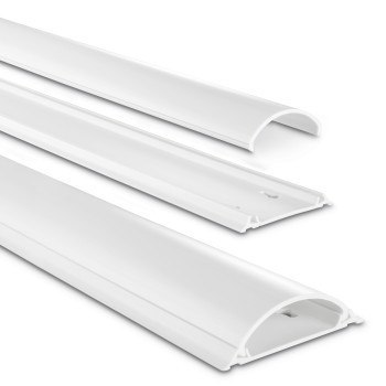 Maskownica do kabli samoprzylepna 180c Biała Hama