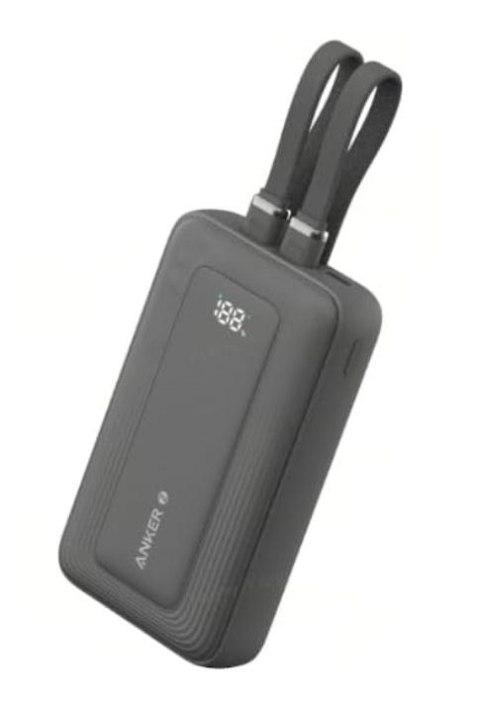 PowerBank 10k mAh 30W kable C/Lightning 1USB-C 1USB-A Anker