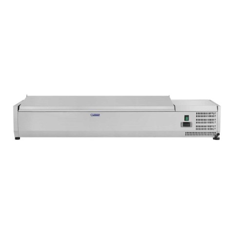 Nadstawa chłodnicza ze stalową pokrywą 6x GN1/4 140cm Royal Catering