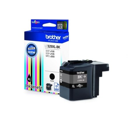Tusz LC529XLBK BLK 2400 do DCP-J100 DCP-J105