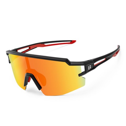Okulary rowerowe polaryzacyjne dla dzieci z filtrem UV - czarne ROCKBROS