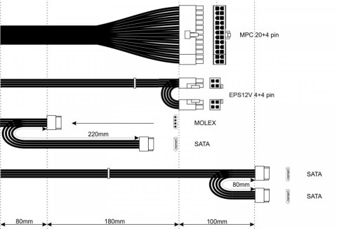 Zasilacz TFX AK-T1-300 300W