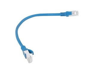 Kabel UTP Lanberg PCU5-10CC-0025-B (RJ45 - RJ45 ; 0,25m; UTP; kat. 5e; kolor niebieski)