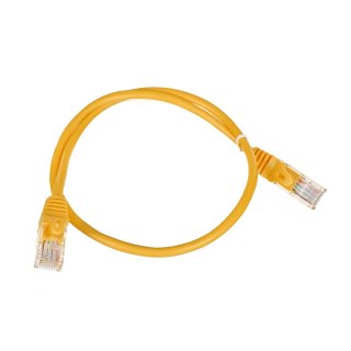 Patchcord UTP A-LAN KKU5ZOL0.5 (RJ45 - RJ45 ; 0,50m; UTP; kat. 5e; kolor żółty)