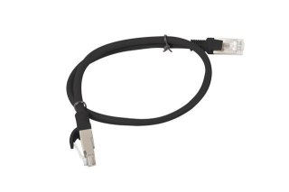 Patchcord UTP Lanberg PCU5-10CC-0050-BK (RJ45 - RJ45 ; 0,50m; UTP; kat. 5e; kolor czarny)