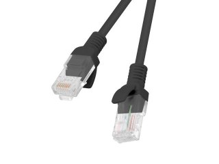 Patchcord UTP Lanberg PCU6-10CC-0050-BK (RJ45 - RJ45 ; 0,50m; UTP; kat. 6; kolor czarny)