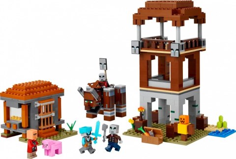 Klocki Minecraft 21278 Kryjówka rozbójników i dewastatorów