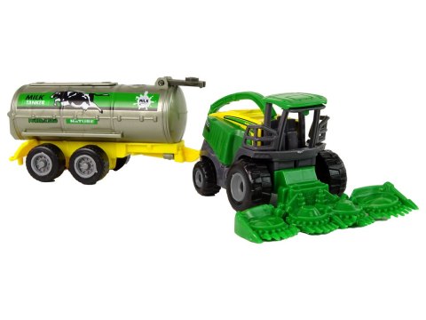 Plastikowy Pojazd Rolniczy Zielony Żółty LEAN Toys