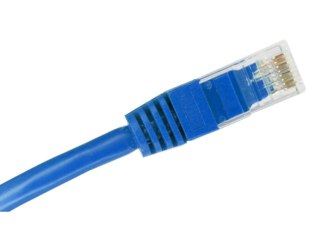 ALANTEC-Patch-cord U/UTP kat5e PVC 0.25m niebieski