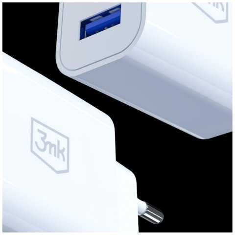 Ładowarka sieciowa 10W 2xUSB-A 2,4A FlowPower biała