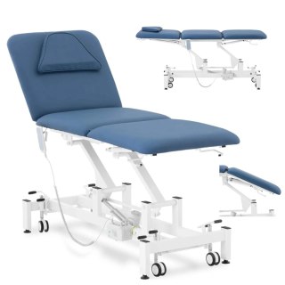 Łóżko stół kosmetyczny do masażu elektryczny 150 kg VALENCE - niebieski Physa