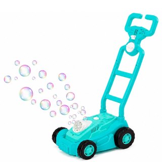 Maszyna Do Baniek Mydlanych Kosiarka Jeździk z Rączką Niebieski LEAN Toys