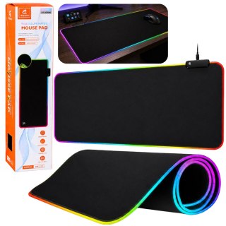 Podkładka Pod Mysz Klawiaturę Z Oświetleniem LED 30x80cm LEAN