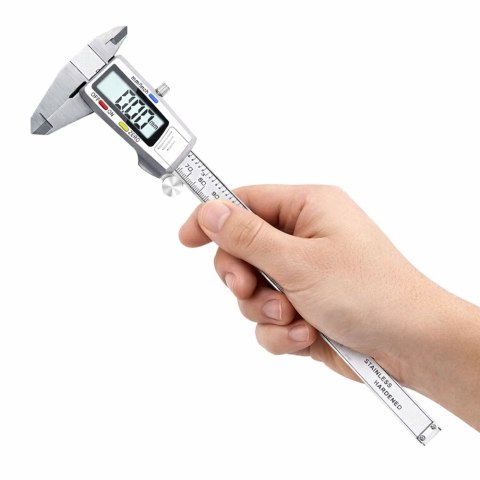 Suwmiarka Elektroniczna Cyfrowa LCD Precyzyjna Ze Stali Nierdzewnej 150 mm LEAN