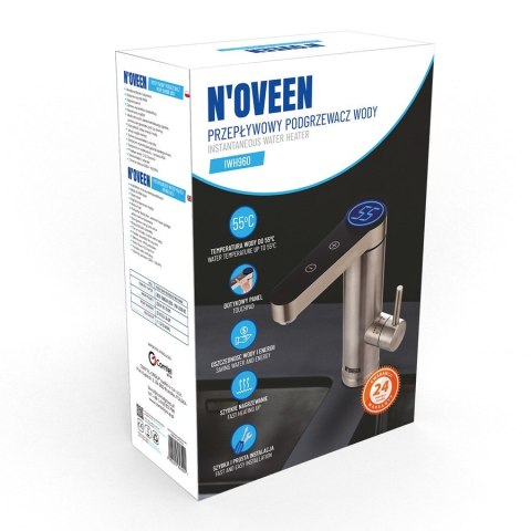 Przepływowy podgrzewacz wody nablatowy NOVEEN IWH960 INOX