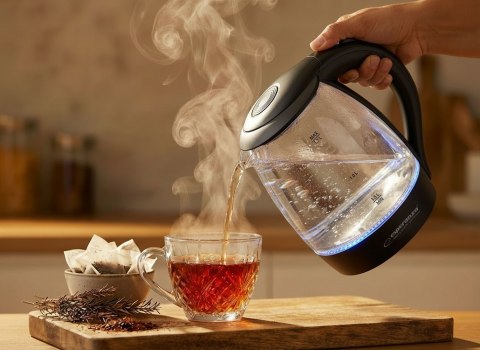 Czajnik elektryczny Esperanza Salto Angel EKK011K (2200W 1.7l; kolor czarny)