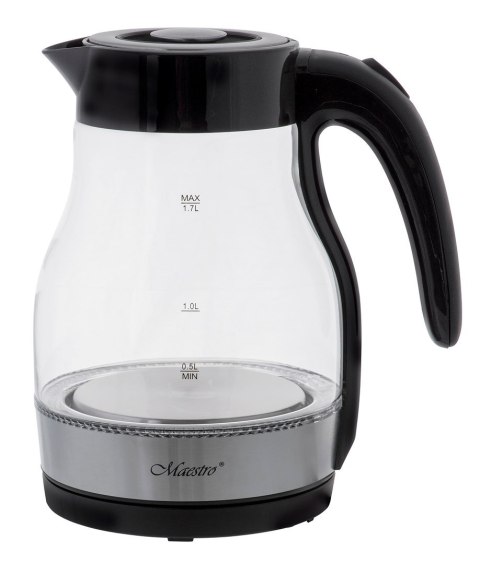 Czajnik elektryczny szklany 2200W MR-061-BLACK MAESTRO