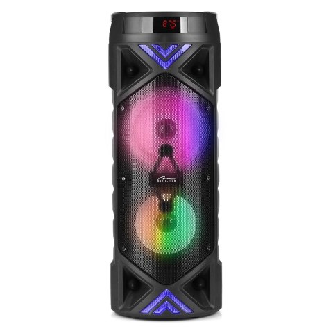Głośnik FUNBOX KEG PRO MT3182 Karaoke/Bluetooth 5.0+EDR/FM/MP3?MicroSD/USB/Equalizer/AUX/Jack 6.3/Pilot/LED/RMS 50W/PMPO 1400W Media-Tech
