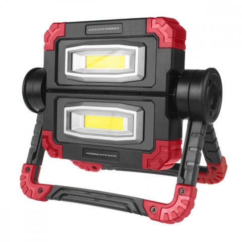 Lampa robocza LED COB warsztatowa składana MCE439 300LM 3 tryby świecenia, IP44. 6500K (zimna biała) wymiary: 199,4 x 141 x 58,6 Maclean