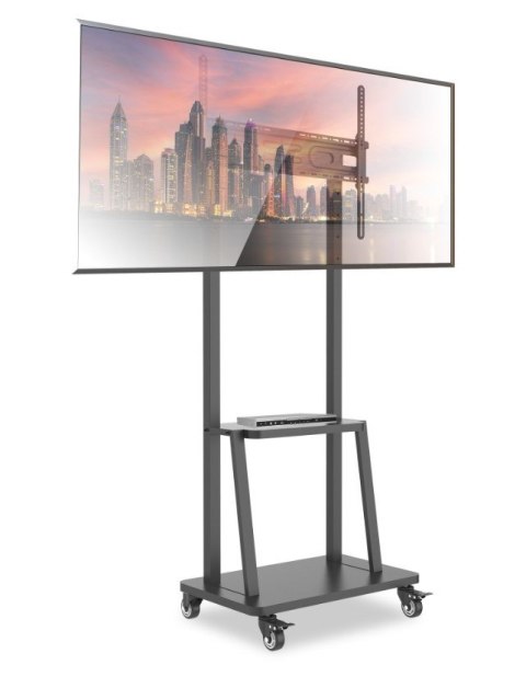 Stojak mobilny 32-70 cali 70kg z półką AV Pivot Techly