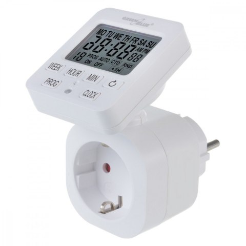 Timer cyfrowy GB605 E 16A IP20 GreenBlue