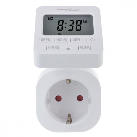 Timer cyfrowy GB605 E 16A IP20 GreenBlue