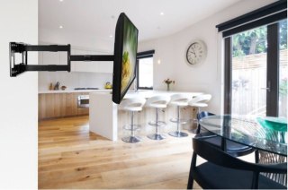 Uchwyt ścienny do TV 43-80 cali 50kg obrotowy uchylny Techly