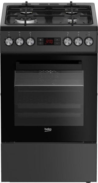 Kuchnia gazowo-elektryczna BEKO FSM51330DAOT b300 | termoobieg | SteamShine | prowadnice teleskopowe