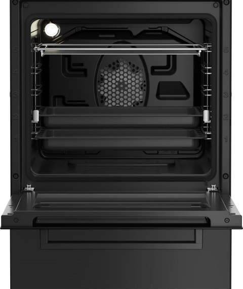 Kuchnia gazowo-elektryczna BEKO FSM51330DAOT b300 | termoobieg | SteamShine | prowadnice teleskopowe