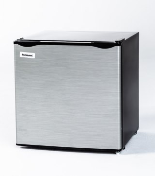 Mała lodówka Ravanson LKK-50ES 50l | oświetlenie LED | 475 x 450 x 485 mm | inox
