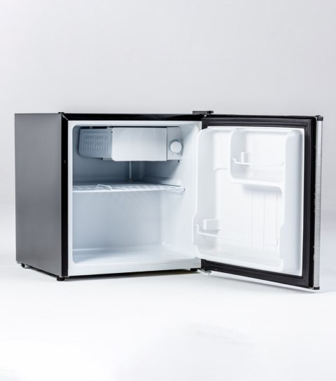 Mała lodówka Ravanson LKK-50ES 50l | oświetlenie LED | 475 x 450 x 485 mm | inox