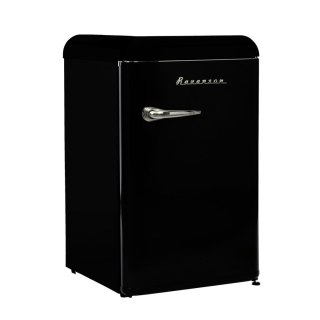 Lodówka Retro Ravanson LKK-120ERB 120l | styl vintage | 545 x 585 x 860 mm | czarny