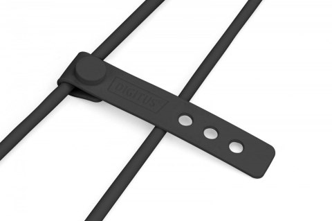 Kabel połączeniowy silikonowy USB-C - USB-C, USB 2.0 60W, 1m Czarny Digitus