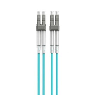 Kabel światłowodowy wielomodowy duplex OM4 50/125, LC/LC, 0.5m Gembird