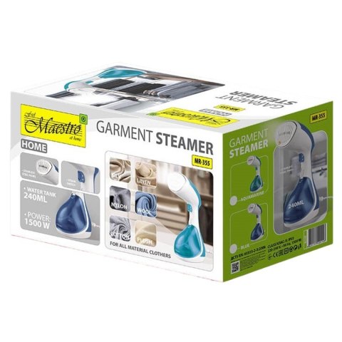 Parownica do ubrań 1500W MR-355-AQUAMARINE Turkusowa Feel-Maestro